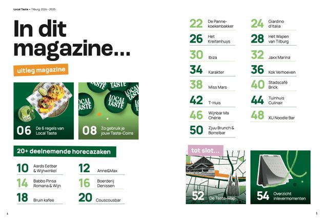 Inhoudsopgave magazine