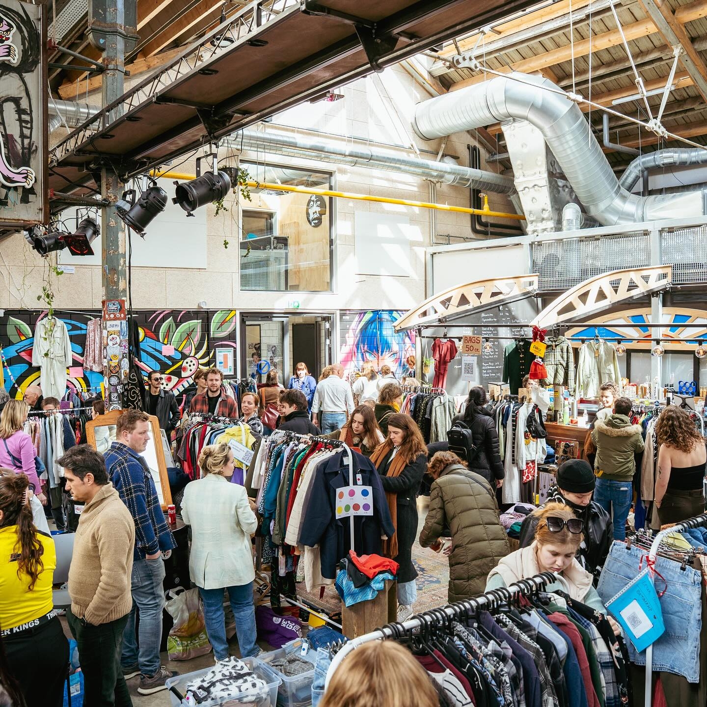 Tweedehands kleding markt
